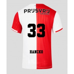 Feyenoord David Hancko #33 Replika Hjemmebanetrøje 2023-24 Kortærmet